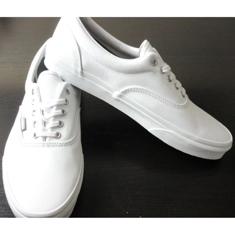 Vans Women's Era Mix True White Classic Canvas Skate Boat shoes Sizes NIB - Picture 4 of 5